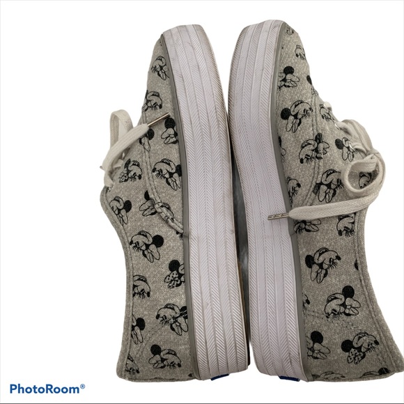 Keds Womens Triple Minnie Screen Print Jersey Fashion Sneaker - Picture 7 of 11